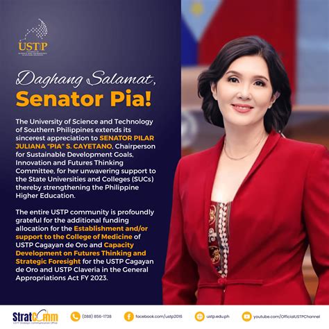 PIA – Official Website of Philippine Senator Pia .
